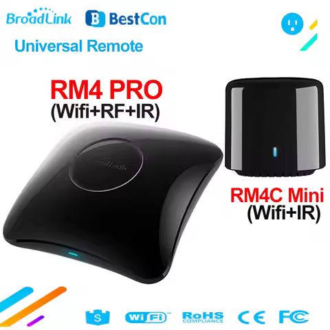 Broadlink RM4 PRO WiFi IR RF Universal Smart Home Remote Control BestCon RM4C Mini IR TV Controller 