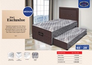 Bed Dorong Anak 120x200 - Springbed Dacota 2in1 Exclusive - Medan