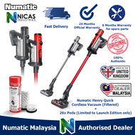 Numatic Henry Quick Cordless Vacuum (Filtered) | Cordless Vacuum Cleaner | Household Vacuum Cleaner 