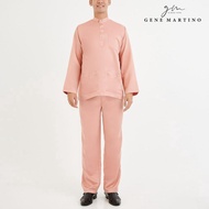 Gene Martino Baju Melayu Premium Dull Satin Classic Fit 777 - Bonny Peach 34