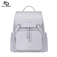 FULL DESIGN Song Waterproof Backpack Colleague School Bag Travel Work Bag