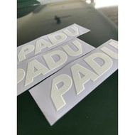sticker PADU Galeri Kereta