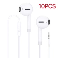 1/5/10PCS 3.5mm Universal Wired Headphones Comfortable stereo wired headphones For mobile phones com