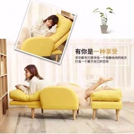 Lazy Sofa Tatami Bedroom Small Sofa Balcony Leisure Recliner Home Foldable Single Sofa Chair