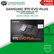 Samsung 970EVO / 970EVO Plus M.2 GEN3 Pcie Nvme SSD For Notebook & PC Desktop ( 250GB/500GB/1TB )