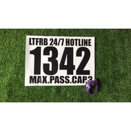 ☜ LTFRB STICKER / ORIGINAL SIZE / CUTOUT / DECALS