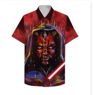 Darth Maul Star Wars Hawaii  CASUAL Shirt PK12t, Size XS-6XL, Style Code460