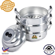 3 Layer Aluminum steam pot 22CM - 30CM - [22CM/24CM/26CM/28CM/30CM] Cat Aluminum steam pot Steamer pot