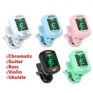 AROMA (AT-01A) Acoustic Guitar / Gitar Akustik Tuner Digital for Acoustic / Electric / Bass / Violin / Ukulele Tuner Digital | Gitar Akustik Elektrik Guitar Chromatic Tuner Accessories 吉他调音器