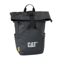 Caterpillar 黑色卷蓋式背包 (22L)