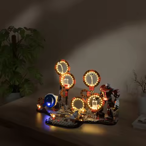 No Model LED Lighting Set Suitable for LEGO Avengers: Endgame Final Battle 76323 Building Blocks