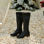 Buckle Me รองเท้าบู้ทข้อสูง ส้น 1.5 นิ้ว Ally (พร้อมส่ง)