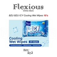 *BZU BZU* ICY Cooling Wet Wipes 10's