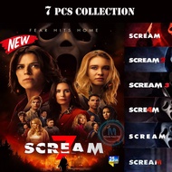 PG-BLURAY COLLECTION MOVIE: SCREAM 1-7 COLLECTION ( 7 Movie )