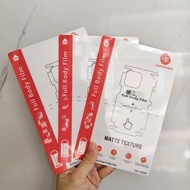 Redmi K80/ K80 Pro/ K80 Pro Champion/ K80 Ultra Matte Clear PPF Phone Back Cover
