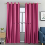 Curtain Window Ring Curtain Satin Silk Elegant Curtain 8ft Aesthetic Curtain
