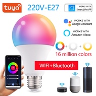 Tuya Smart Bulb E27 Led Bulb 10W 15W Smart Light Bulb RGB Light Voice Control Alexa Google Home