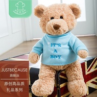 Message Bear Stuffed Animals Plush Toy I Love You Teddy Bear With Removable T-Shirt Gift For Kids 11