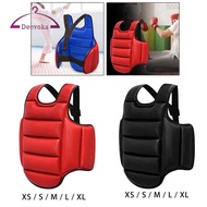 [deevoka] Karate Chest Protection Woman Breathable Foam Armour Guard Flexible Vest for Kickboxing MM