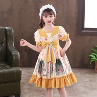 Children Disney lolita Princess Dress Girls Summer New Style lolita Dress Fairy lolita Dress