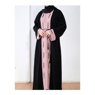 Ilona Abaya Loose Saudia Abaya / Saudi Abaya / Arabic Abaya / Black Abaya / Abaya / Loose Abaya / Du