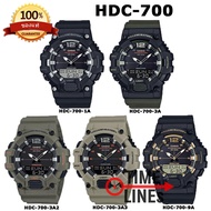 CASIO ของแท้ รุ่น HDC-700 SERIES นาฬิกาผู้ชาย Digital สายเรซิ่น อายุแบตเตอรี่ 10 ปี รับประกัน 1ปี HDC700 HDC-700-1A HDC-700-3A HDC-700-3A3 HDC-700-3A2 HDC-700-9A