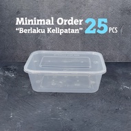 Thinwall 750ML Rectangle / Food Container / Plastic Lunch Box 750 ML / Thinwall Bekasi