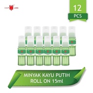 | 12 BOTTLES | CAP LANG WHITE OIL ROLL ON 15ML SOFT AROMA WARM SENSATION MULTIFUNCTIONAL