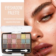 18 Color Eyeshadow Palette Makeup High Pearlescent Color Eyeshadow Palette Eyeshadow Makeup Multicol