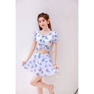 MS49 Women's 2-piece swimsuit, women's loose swimsuit.