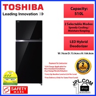 Toshiba 510L 2 Door Fridge GR-AG55SDZ(XK)