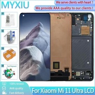 6.81" AMOLED Display For Xiaomi Mi 11 Ultra LCD Touch Screen Digitizer Assembly Replacement For Xiao