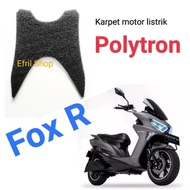 Karpet sepeda motor listrik Polytron Fox R 