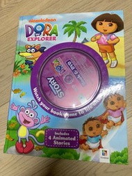 Dora the explorer wit DVD 冒險小女孩故事繪本圖書