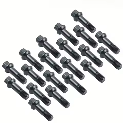 0009907607 45mm Shank 14x1.5 Ball Seat Wheel Lug Bolts for Benz CL500 CL600 E300 E350 G550 ML250 R35