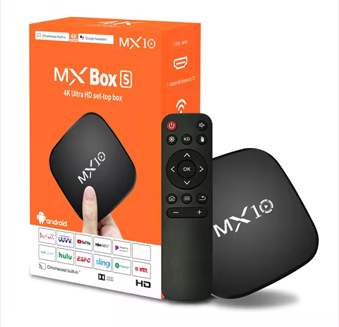 MX10 Smart 4k Stb Android Tv Box Motherboard Atv Android 8k Streaming Tv Box Android 4k