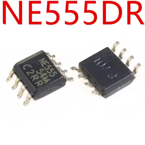 20PCS NE555 NE555DR NE555DT SMD SOP8 High Precision Timer NE555P NE555N DIP8