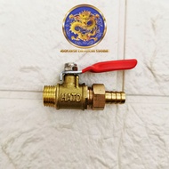 Keran Angin Hato 1/4" Kran Gas Keran Compresor Kuningan Ball Valve