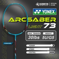 YONEX Arcsaber 73 Light Series oleh Rudy Hartono Raket Badminton - 5UG5 Max Tension 30LBS - 100% ORI