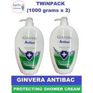 Ginvera Antibac Protecting Shower Cream (1000 grams x 2) - TWINPACK