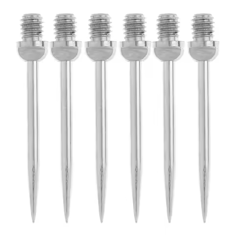 6 Pieces 2BA Steel Point Converter Points Replacement Tips for Darts