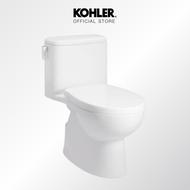 KOHLER (Pre-order 7-14 days) New patio 1-PC 3/4.5L toilet with quiet close seat (ceramic trap) สุขภั