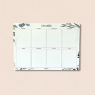 2023/2024 PLANNER SERENE - WEEKLY MAGNETIC PLANNER ERASABLE WHITEBOARD