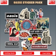 HP 17pcs OASIS Sticker Pack | Oasis Band Stickers for Vinyl Laptop Casehp - eayadvertising