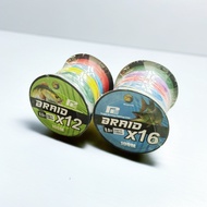 PE Fishing Line X12 X16 PE Fishing Line 100m Five Colors Fishing Line Sea Fishing Big Fish