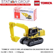 TOMICA 439172 9 KOMATSU EXCAVATOR PC200-100 YELLOW - DIECAST