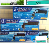 Free 1 Filter Cotton - Vipsun Fish VS-188 Aquarium Water Filter Trough and Pump Set | Vs288