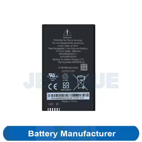 580mAh Remote LCD Key Battery For BMW X3 X4 X5 X6 X7 530Le 730 740 745 760LI 9442976-01 6814351 1ICP