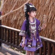 Children's Ethnic Dance Costumes - Guangxi March 3 Festival for Girls