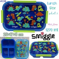 Lunch BOX SMIGGLE 3-piece LUNCH BOX FREE Spoon Capacity 1270ml Code 2005A